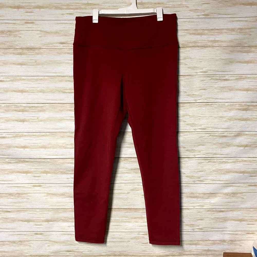 Red Prana Workout Leggings